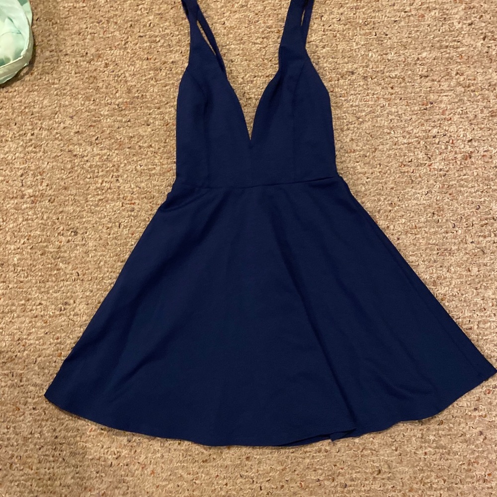 Blue dres